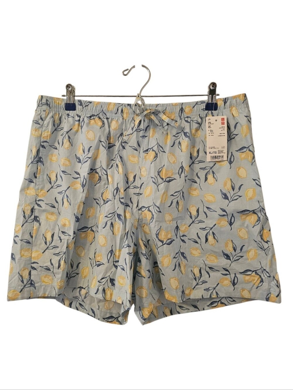Multi-Coloured Uniqlo Women's Lemon Print Cotton Relaco Shorts